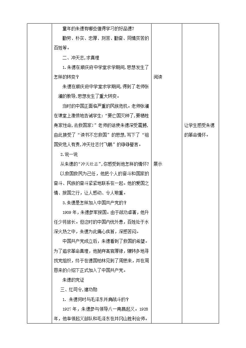 川教版4-6可爱的四川 8 人民的光荣—朱德 课件+教案+素材02