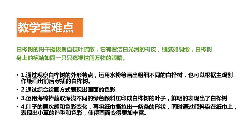 3 《白桦林》课件课后服务 美术社团活动第2页