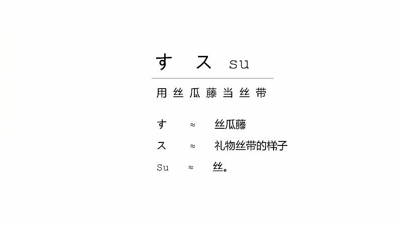 さ行  课件 人教版七年级日语五十音图课件综合实践活动第6页