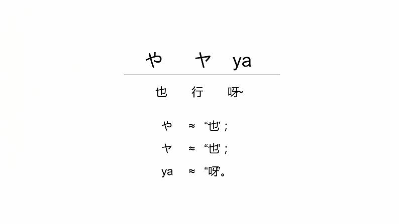 や行  课件 人教版七年级日语五十音图课件综合实践活动第2页