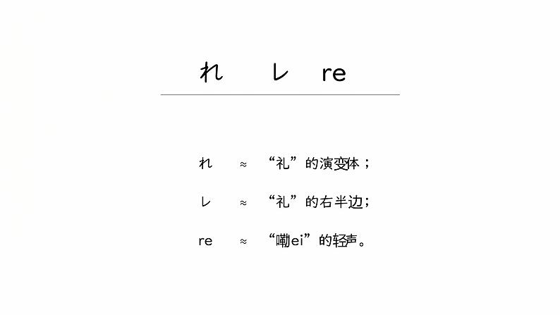 ら行  课件 人教版七年级日语五十音图课件综合实践活动第8页