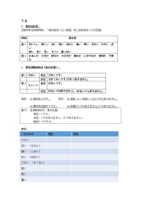 プリント 8学案 人教版七年级日语综合实践活动