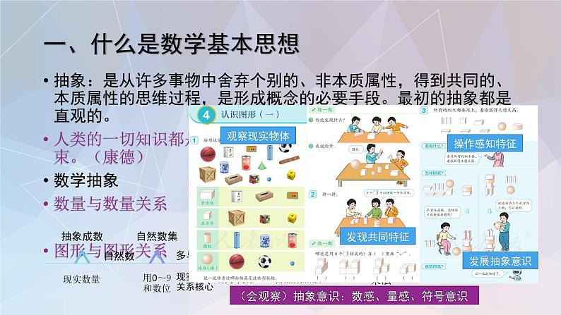 小学课堂中的数学基本思想及案例分析（讲座汇报）课件第4页