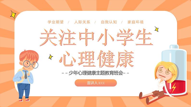 中小学生通用【心理健康】教育知识主题班会精品PPT课件（四）01