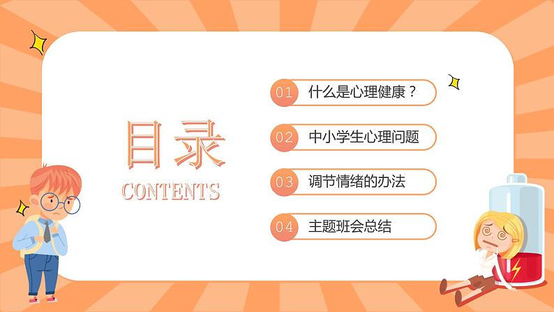 中小学生通用【心理健康】教育知识主题班会精品PPT课件（四）03