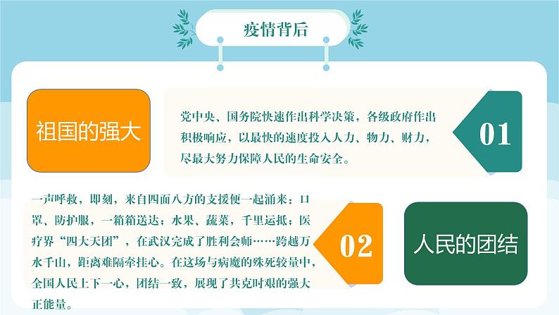 2022-2023学年初中主题班会优质课件《共防时役 同赴未来》新冠疫情生命主题班会课件第5页