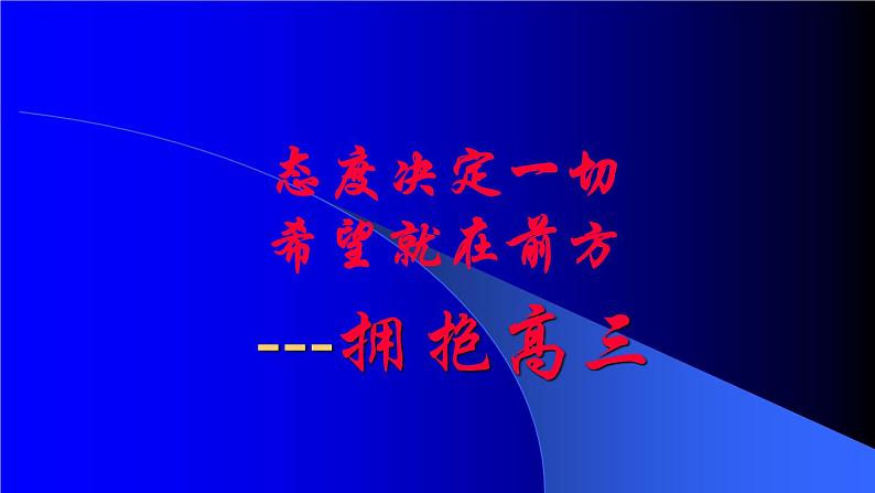 中小学生励志主题班会课件《态度决定一切》第1页