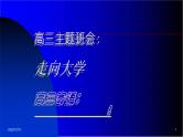 高中学生励志主题班会课件《走向大学》