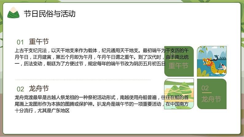 中小学【节日主题】【端午节】班会通用精品模板PPT课件（二十三）08