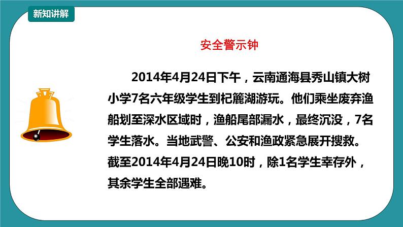 1-3年级小学生防溺水安全教育  第一部分《珍爱生命》 课件第6页