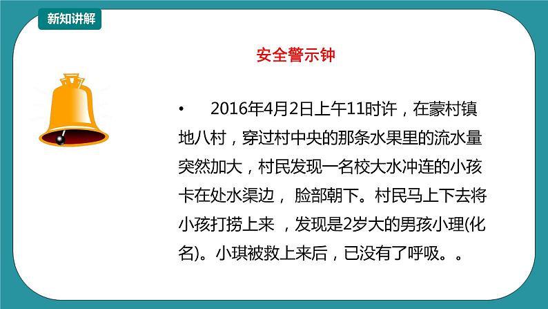 1-3年级小学生防溺水安全教育  第二部分《认识野外水域》 第三课时 课件第5页