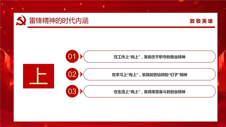 红色党建风向抗疫一线的英雄致敬主题教育班会通用PPT模板-2022-2023学年06