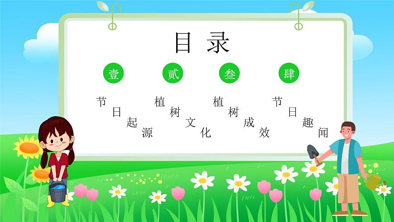 手植一棵树 心留一片绿（主题班会优质课件）第2页