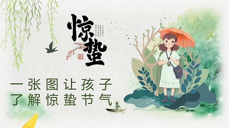 二十四节气-惊蛰主题班会课件第1页