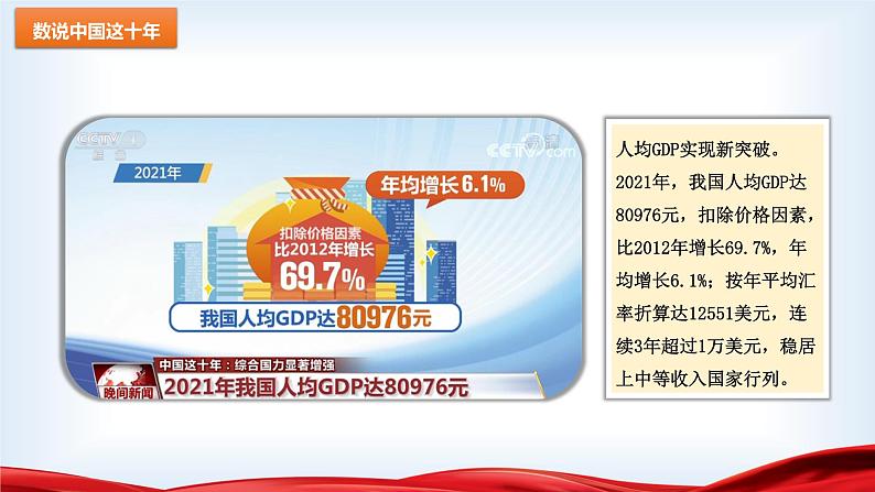 看中国这十年辉煌成就 迎国庆祝祖国繁荣富强  爱国主义教育主题班会-2022-2023学年初中主题班会优质课件第7页