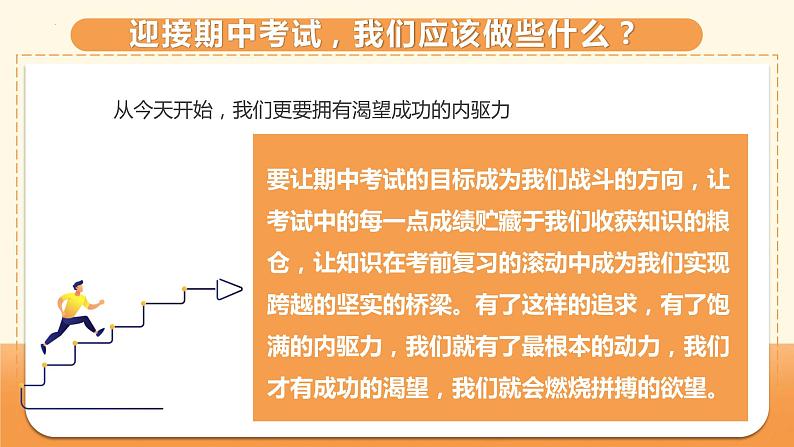 2022-2023学年高二下期期中考试动员主题班会课件06