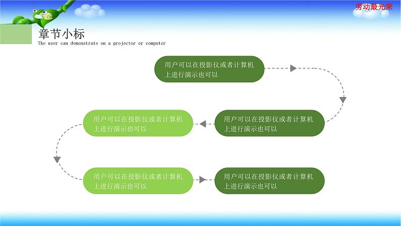 清新五一劳动节劳动最光荣PPT 课件第7页