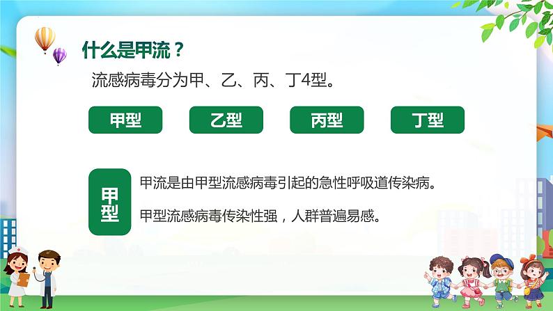 2022-2023学年高中甲型流感病毒主题班会课件04