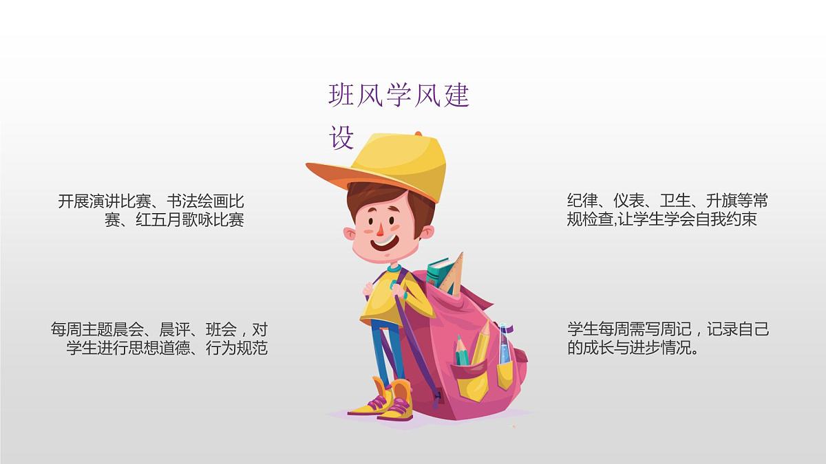 上学期工作总结（家长会）课件PPT第5页