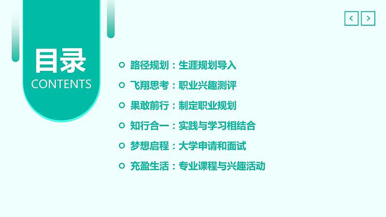 高中生涯规划：路程规划，梦想起航课件PPT第2页