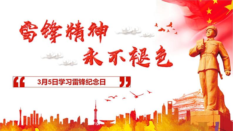 学习雷锋纪念日课件PPT01