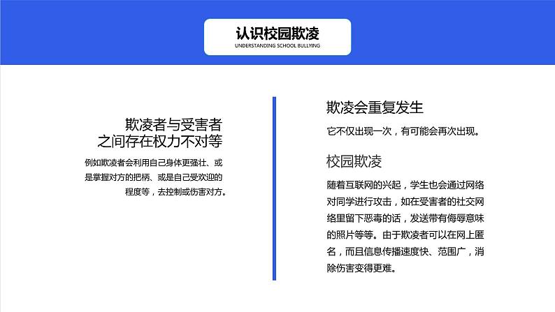 防校园暴力 校园欺凌 创安全校园主题班会课件PPT05