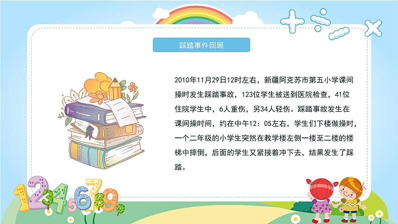 中小学生防踩踏安全教育课件PPT05