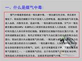 冬季煤气中毒的预防与处理课件PPT