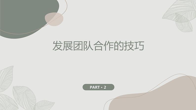 团队合作能力的提升与加强主题班会课件08