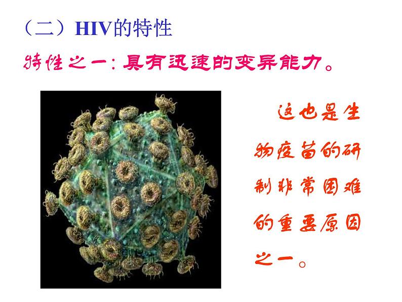 中小学心理健康教育主题班会课件《艾滋病基本知识B》第8页