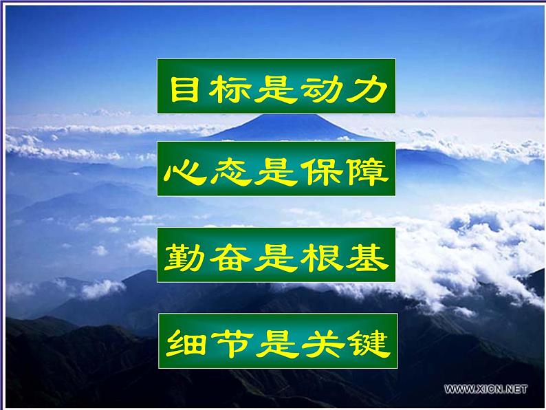 进入高三与高考备考冲刺动员主题班会课件之长风破浪会有时第3页