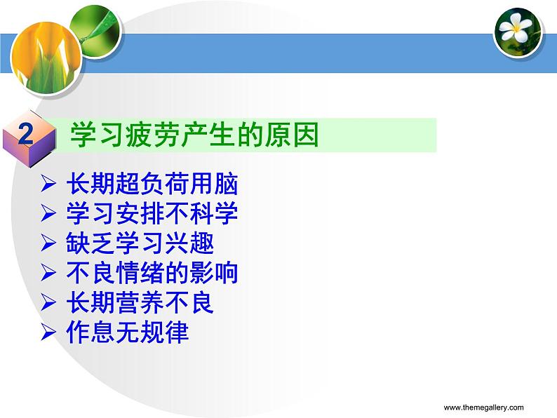 高中学习方法指导主题班会课件之高三学生要善于与疲劳作斗争第5页