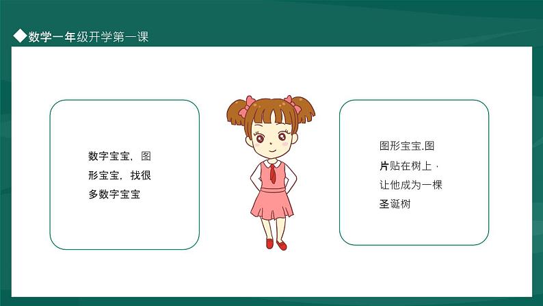 小学一年级上册   数学 开学第一课  课件第3页