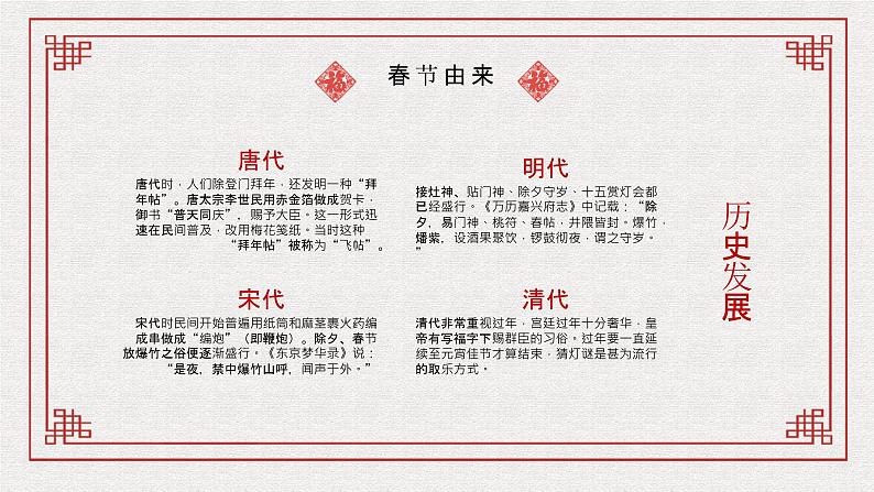 【通用】小学书法优质公开课主题 春节习俗 课件06