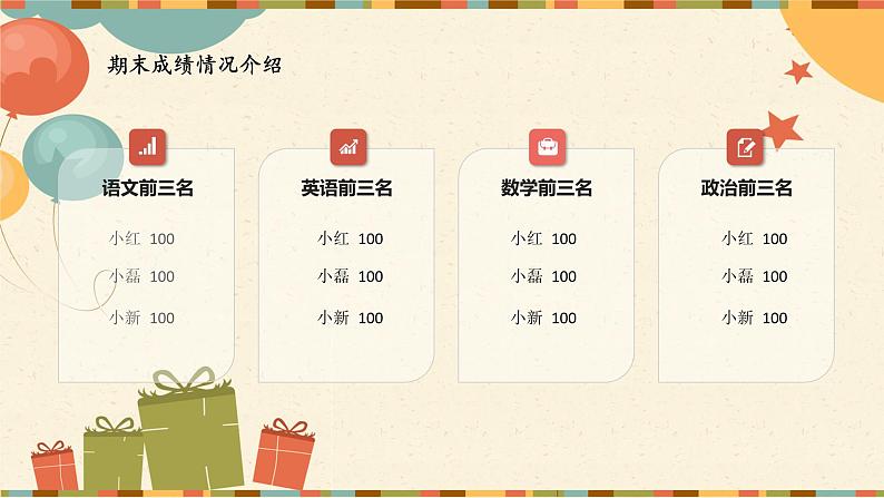 中小学生主题班会【期中】【期末】家长会精品演示课件（八）04