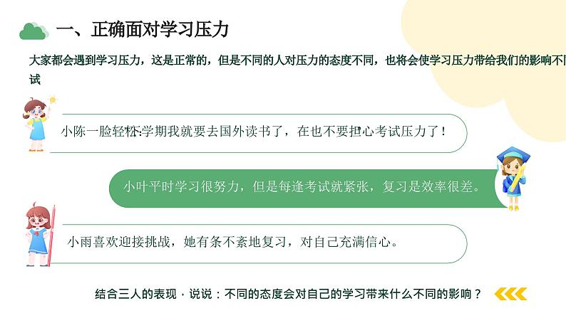 正确面对学习压力与考试焦虑-小学生心理健康主题班会课件PPT第7页