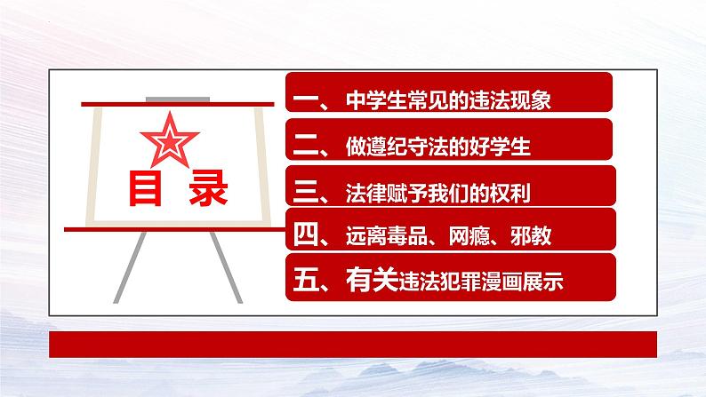 法制教育、法满校园主题班会课件-2023-2024学年初中主题班会精品课件04