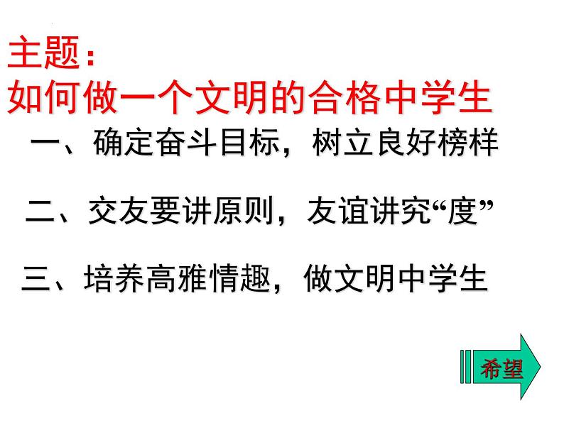 如何做一个文明的合格中学生- 2023-2024学年初中主题班会精品课件02