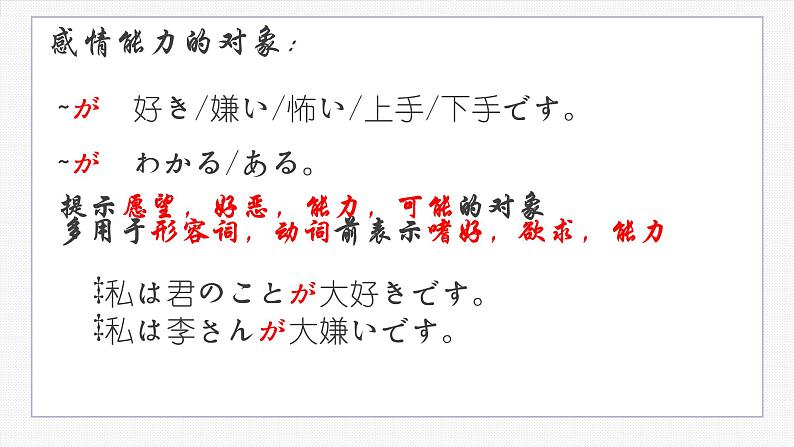 11　小野さんは歌が好きです 课件高中日语 新版标准日语初级上册05