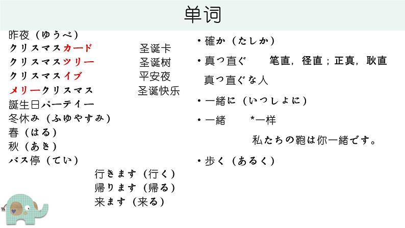 6.吉田さんは　来月　中国　へ行きます 课件高中日语 新版标准日语初级上册02