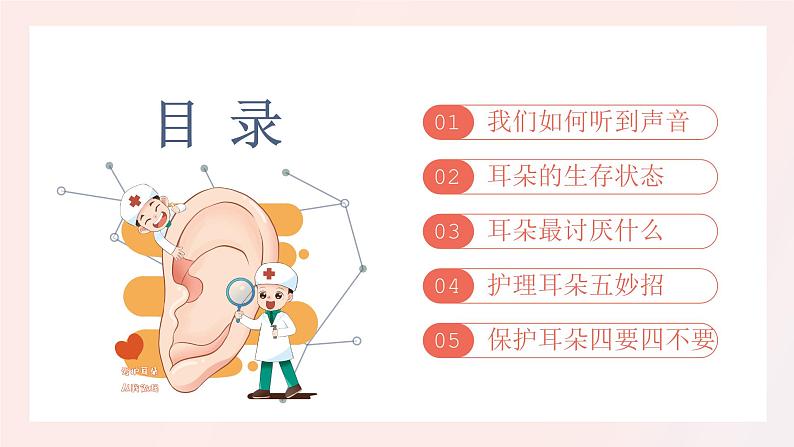 小学生主题班会 保护耳朵卫生健康教育 课件第2页