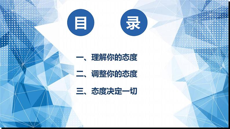 高中开学 心理调试第一课------态度决定一切 课件第3页