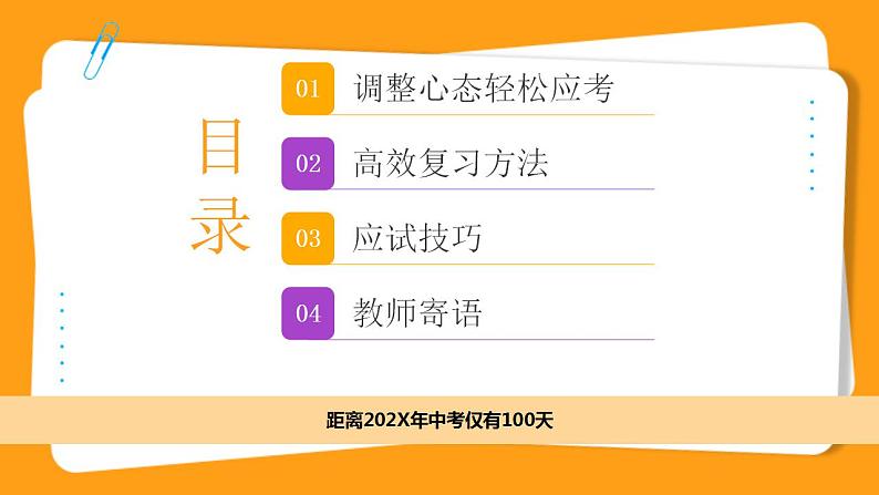 鏖战百日决胜中考-2023-2024学年热点主题班会大观园（全国通用）课件03