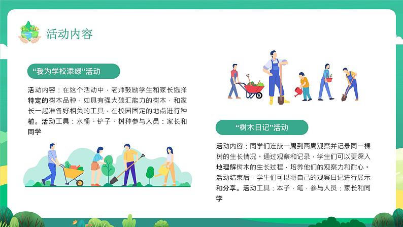 【3月植树节】与绿相伴，向美而行-2024年植树节小学活动策划（课件）08