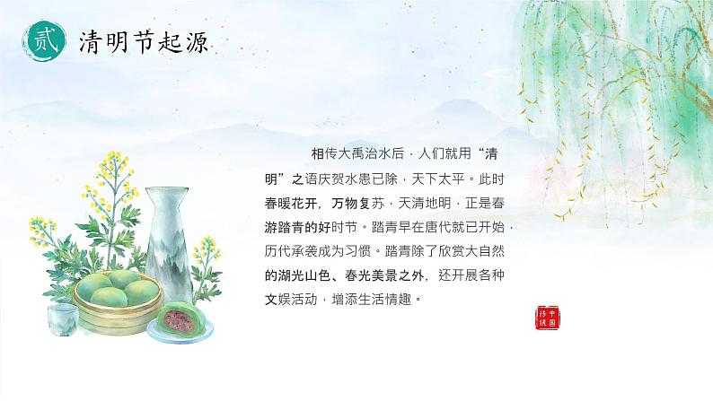 清明节介绍-2024年清明节主题班会 课件06