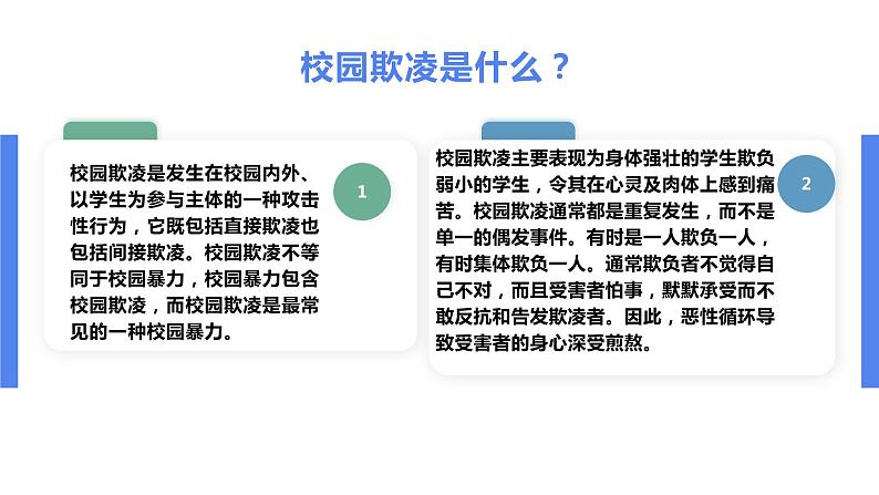 向校园欺凌说“不”主题班会课件PPT08