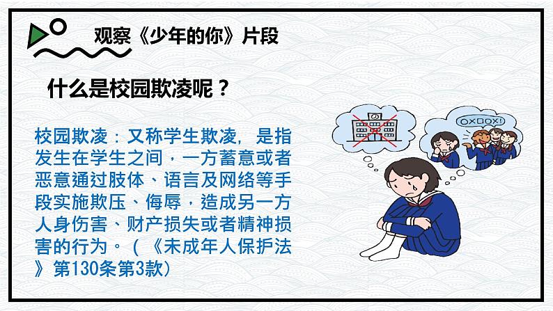 第十五课 学会自我保护——旁观者“轻”？校园欺凌 课件 2023—2024学年南大版初中心理健康七年级全一册03