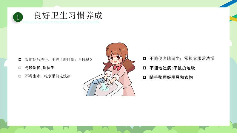 好习惯伴我成长-小学生卫生习惯教育班会 课件06