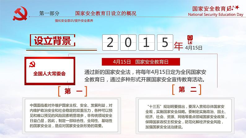 党政风国家安全教育日国家利益高于一切国家安全人人有责PPT模板第5页