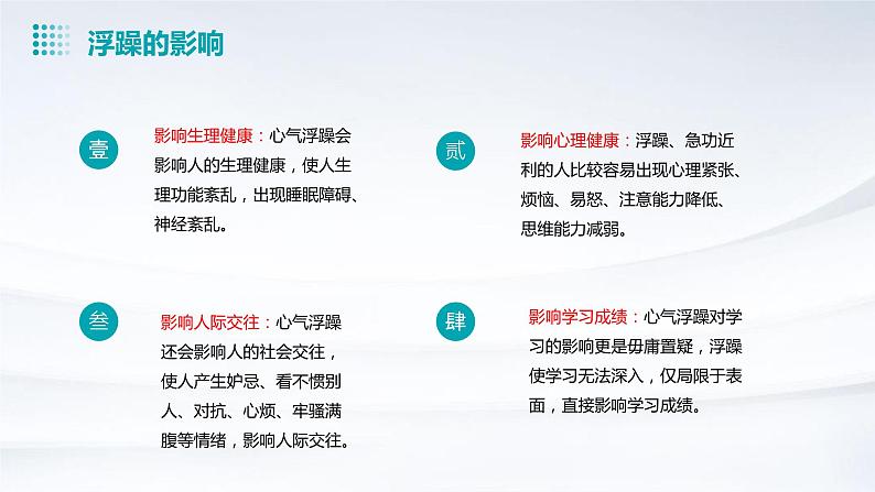 拒绝浮躁，静心学习——学生心理健康主题班会精品课件08